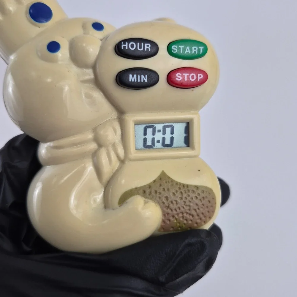 Vintage 1992 Pillsbury Doughboy Magnetic Kitchen Timer Poppin Fresh Collectible